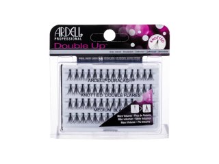 Ardell Medium Black Double Up Duralash Knotted Double Flares Sztuczne rzęsy 56 szt (W) (P2)