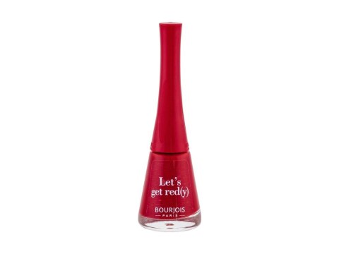 BOURJOIS Paris 09 Let´s Get Red(y) 1 Second Lakier do paznokci Błyszczący 9 ml (W) (P2)