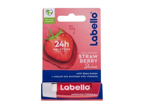 Labello Strawberry Shine 24h Moisture Lip Balm Balsam do ust TAK 4,8 g (W) (P2)