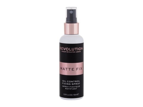 Makeup Revolution London Matte Fix Oil Control Spray Utrwalacz makijażu 100 ml (W) (P2)