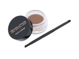 Makeup Revolution London Soft Brown Brow Pomade With Double Ended Brush Żel i pomada do brwi TAK 2,5 g (W) (P2)