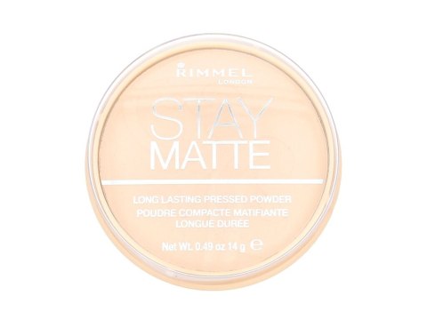 Rimmel London 001 Transparent Stay Matte Puder 14 g (W) (P2)