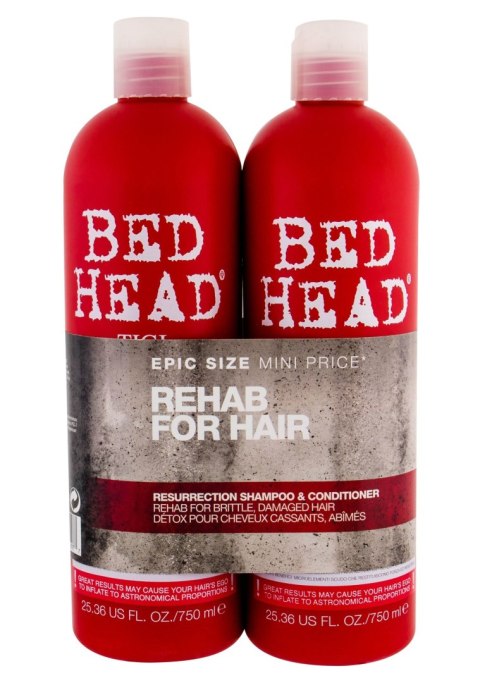 Tigi Resurrection Bed Head Duo Kit Szampon do włosów 750ml 750ml Bed Head Resurrection Shampoo + 750ml Bed Head Resurrection Con