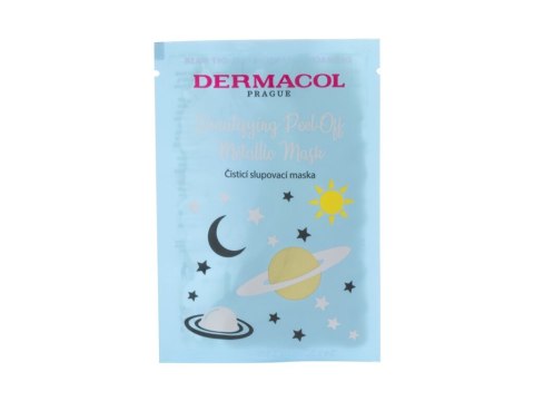 Dermacol Beautifying Peel-off Metallic Mask Cleansing Maseczka do twarzy Wszystkie rodzaje cery 15 ml (W) (P2)