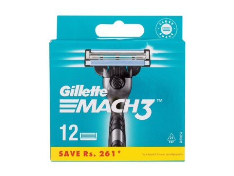 Gillette Mach3 XXL Wkład do maszynki 12 szt (M) (P2)