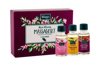 Kneipp Massage Oil Preparat do masażu 3x20ml Olejek do masażu Ylang-Ylang 20ml + Olejek do masażu Szczęśliwy czas 20ml + Olejek 