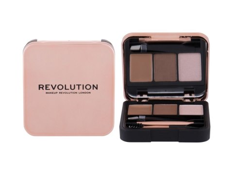 Makeup Revolution London Brown Brow Sculpt Kit Zestawy i palety do brwi 2,2 g (W) (P2)