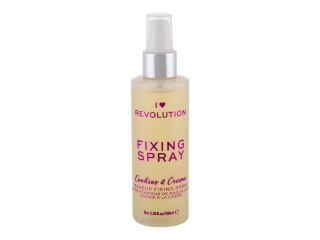 Makeup Revolution London I Heart Revolution Fixing Spray Cookies Cream Utrwalacz makijażu TAK 100 ml (W) (P2)