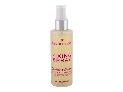 Makeup Revolution London I Heart Revolution Fixing Spray Cookies Cream Utrwalacz makijażu TAK 100 ml (W) (P2)