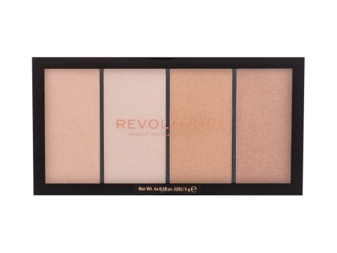 Makeup Revolution London Lustre Lights Warm Re-loaded Palette Rozświetlacz 20 g (W) (P2)