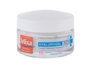 Mixa Hyalurogel Rich Krem do twarzy na dzień Wrażliwa i podrażniona cera 50 ml (W) (P2)