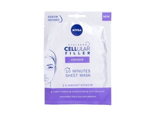 Nivea Hyaluron Cellular Filler 10 Minutes Sheet Mask Maseczka do twarzy Cera dojrzała 1 szt (W) (P2)