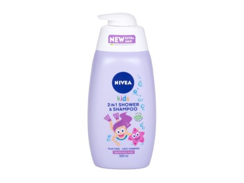 Nivea Kids 2in1 Shower Shampoo Żel pod prysznic 500 ml (K) (P2)