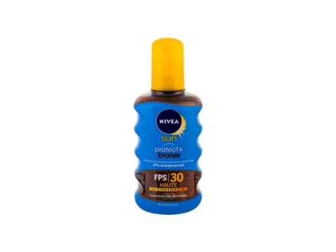 Nivea Sun Protect Bronze Oil Spray SPF30 Preparat do opalania ciała Olejek 200 ml (U) (P2)