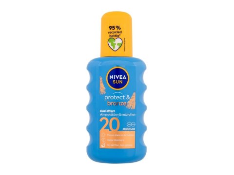 Nivea Sun Protect Bronze Sun Spray SPF20 Preparat do opalania ciała Sprej 200 ml (U) (P2)