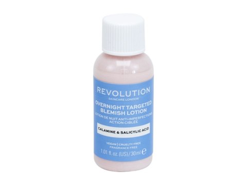 Revolution Skincare Overnight Targeted Blemish Lotion Calamine Salicid Acid Preparaty punktowe 30 ml (W) (P2)