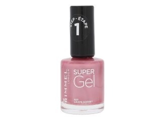 Rimmel London 023 Grape Sorbet Super Gel STEP1 Lakier do paznokci Perłowy 12 ml (W) (P2)