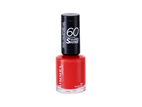 Rimmel London 300 Glaston-Berry 60 Seconds Super Shine Lakier do paznokci Błyszczący 8 ml (W) (P2)