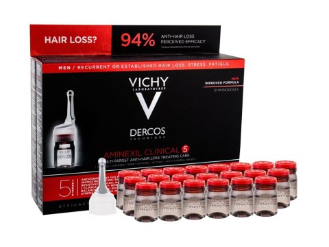 Vichy Dercos Aminexil Clinical 5 Preparat przeciw wypadaniu włosów 21x6 ml (M) (P2)