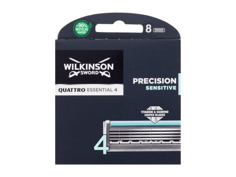 Wilkinson Sword Quattro Essential 4 Wkład do maszynki 8 szt (M) (P2)