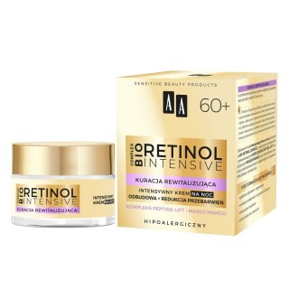 AA Retinol Intensive 60+ intensywny krem na noc odbudowa+redukcja przebarwień 50ml (P1)