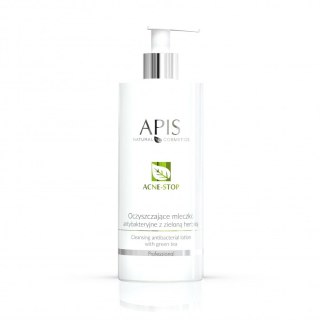 APIS Acne-Stop oczyszczające mleczko antybakteryjne z zieloną herbatą 500ml (P1)