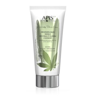 APIS Cannabis Home Care regenerujące masło do ciała z olejem z konopi 200ml (P1)