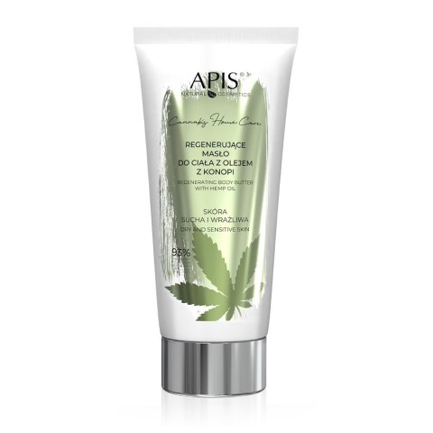 APIS Cannabis Home Care regenerujące masło do ciała z olejem z konopi 200ml (P1)