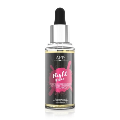 APIS Night Fever oliwka regenerująca do skórek i paznokci z witaminą E 30ml (P1)