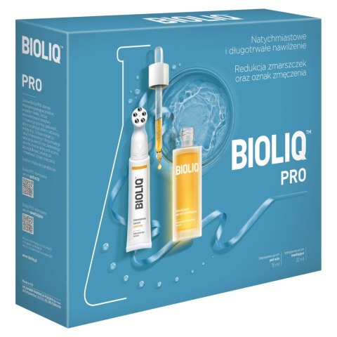 BIOLIQ Pro zestaw intensywne serum pod oczy 15ml + intensywne serum nawilżające 30ml (P1)