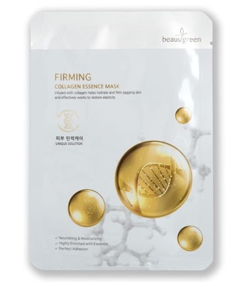 BeauuGreen Firming Collagen Essence Mask ujędrniająca maseczka do twarzy Kolagen 23g (P1)