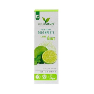 Cosnature Fresh Breath Toothpaste naturalna pasta do zębów o smaku limonki i mięty 75ml (P1)