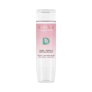 Dermika Clean More tonik - esencja rewitalizująca do cery szarej i zmęczonej Cykoria Aktywny Retinol 200ml (P1)