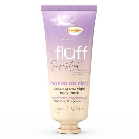 Fluff Sleeping Overnight Body Mask odżywczo-regenerująca maska do ciała Kombucha 150ml (P1)