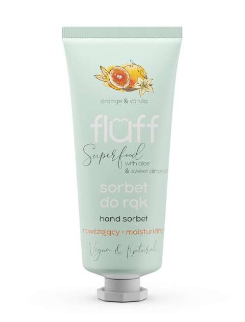 Fluff Sorbet do rąk nawilżający Pomarańcza Wanilia 50ml (P1)