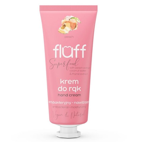 Fluff Superfood Hand Cream antybakteryjny krem do rąk Brzoskwinia 50ml (P1)