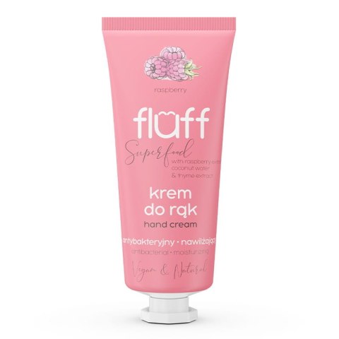 Fluff Superfood Hand Cream antybakteryjny krem do rąk Malina 50ml (P1)