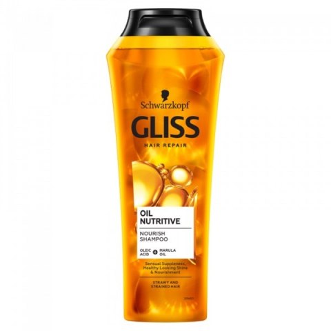 Gliss Oil Nutritive Shampoo odżywczy szampon do włosów przesuszonych i nadwyrężonych 250ml (P1)