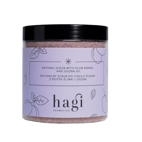 Hagi Naturalny scrub do ciała z olejem z pestek śliwki i jojoba 300g (P1)