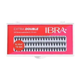 Ibra Kępki sztucznych rzęs Extra Double Knot-Free C 0.10-12mm (P1)