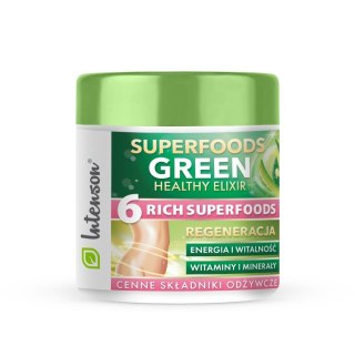 Intenson Superfoods Green Healthy Elixir koktajl pobudzający suplement diety 150g (P1)