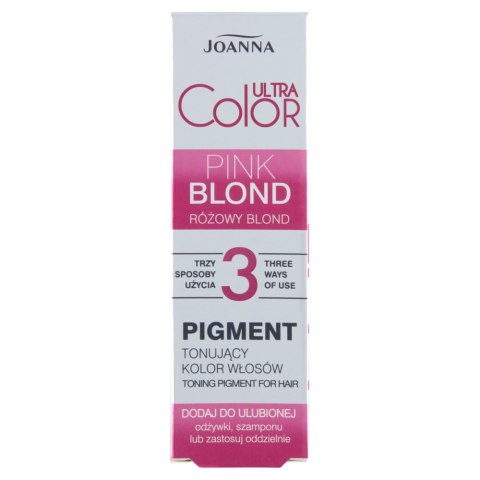 Joanna Ultra Color Pigment tonujący kolor włosów Różowy Blond 100ml (P1)