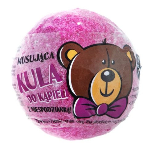 LaQ Kula musująca do kąpieli z niespodzianką Różowa 120g (P1)