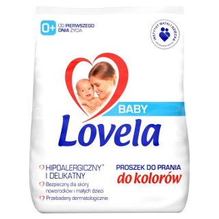 Lovela Baby hipoalergiczny proszek do prania ubranek niemowlęcych i dziecięcych do kolorów 1.3kg (P1)