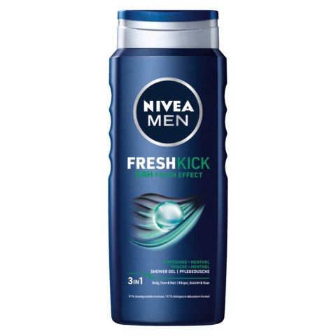 Nivea Men Fresh Kick 3w1 żel pod prysznic 500ml (P1)