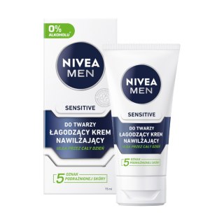 Nivea Men Sensitive łagodzący krem nawilżający do twarzy 75ml (P1)