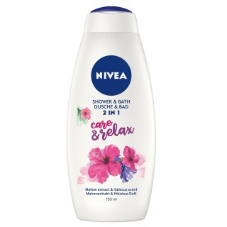 Nivea Shower Bath płyn do kąpieli i żel pod prysznic 2w1 CareRelax 750ml (P1)