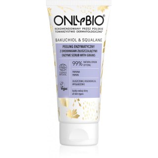 OnlyBio Bakuchiol Squalane peeling enzymatyczny do twarzy z drobinkami złuszczającymi 75ml (P1)