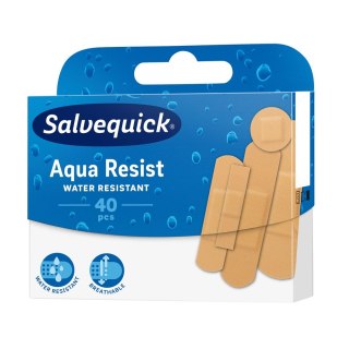 Salvequick Aqua Resist wodoodporne plastry opatrunkowe 40szt. (P1)