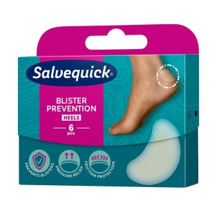 Salvequick Blister Prevention plastry na pęcherze i otarcia (pięty) 6szt. (P1)